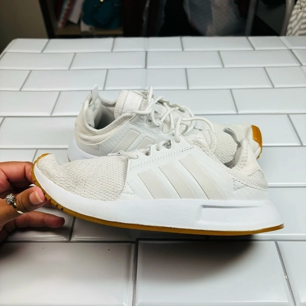 Adidas Originals X_PLR J White Gum Sole Youth Size 4.5 Sneakers FY9062 Women’s 6